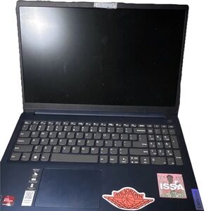 Lenovo Navy Blue 15.6" Laptop with Full-Size Keyboard NO CHARGER!